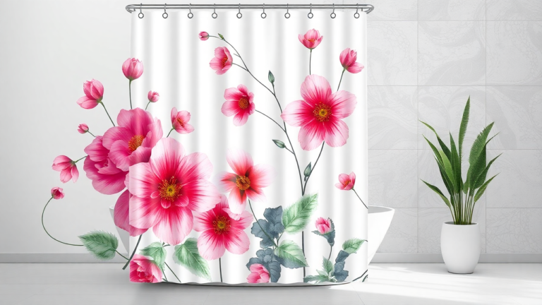 Flower Shower Curtain