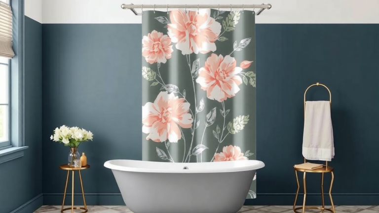 Floral Shower Curtain