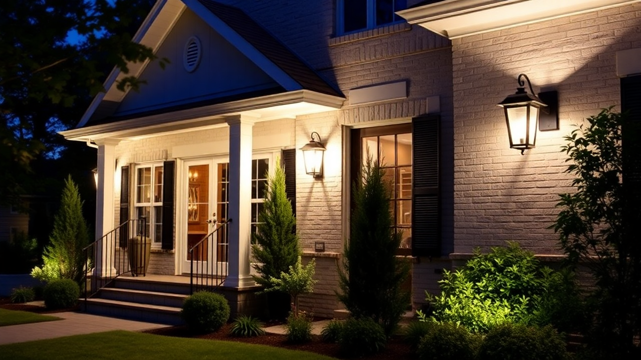Outdoor lights for house